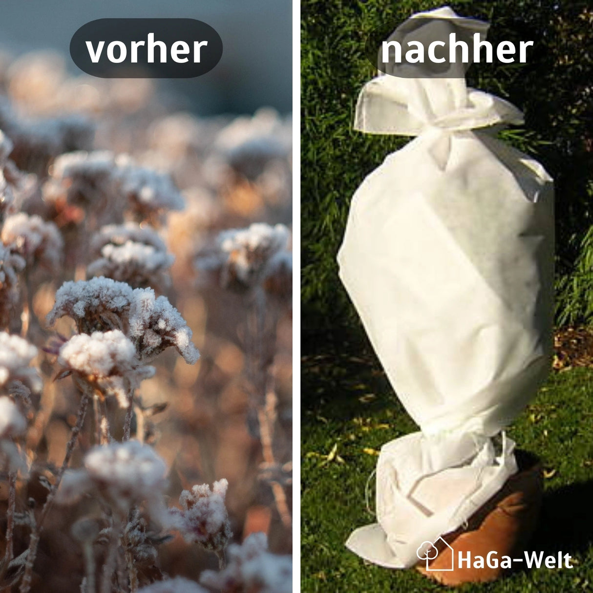 Winterschutz-Starter-Set: Idealer Kälte- und Frostschutz in verschiedenen Größen und Stärken