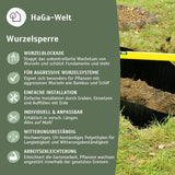 Wurzelsperre – Perfekte Rhizomsperre bei unkontrolliertem Wurzelwachstum – HaGa-Welt