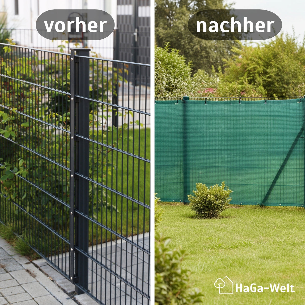 Zaunblende – perfekter Sichtschutz für Ihren Garten & Balkon – HaGa-Welt
