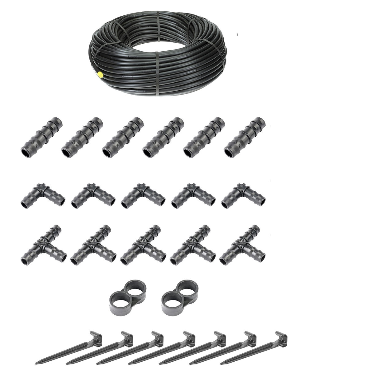 HaGa® Bewässerungsset mit oder ohne Druckkompensierung Tropfschlauch inkl. Zubehör