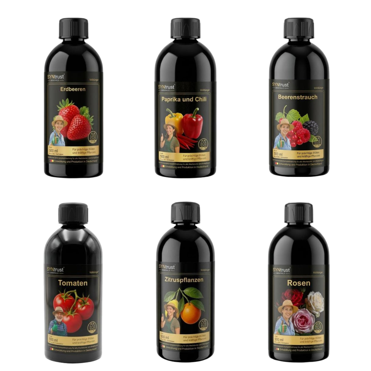 1K Flüssigdünger Konzentrat – Pflanzendünger für Tomaten, Erdbeeren, Beeren, Paprika, Chili, Rosen & Zitrus