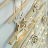Weihnachtsbaum ECO Holz mit Deko klein – HaGa-Welt
