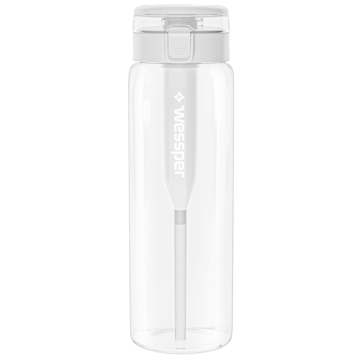 Trinkflasche ActiveMax Clarti Glass Bottle – robuste Glasflasche mit integriertem Wasserfilter – HaGa-Welt