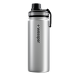Trinkflasche ActiveMax Steel Bottle mit 3 verschiedene Deckeln – HaGa-Welt