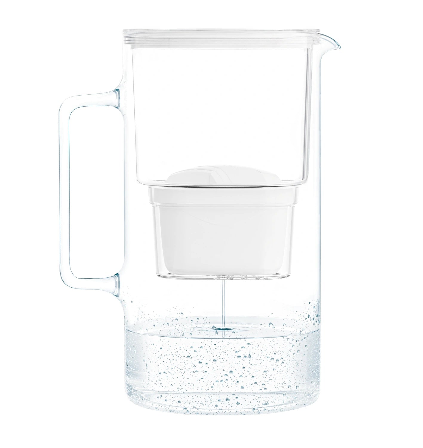 Wasserfilter D2 Borosilicate, 3 Liter mit AquaMax Filter – Wasserfilter Kanne aus Borosilikatglas – HaGa-Welt