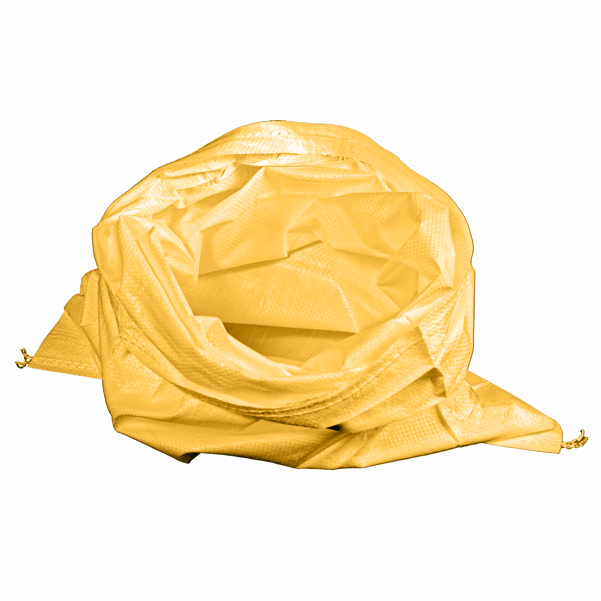 HaGa® Sandsack 55 x 85cm Gewebesack PP-Sack Getreidesack gelb