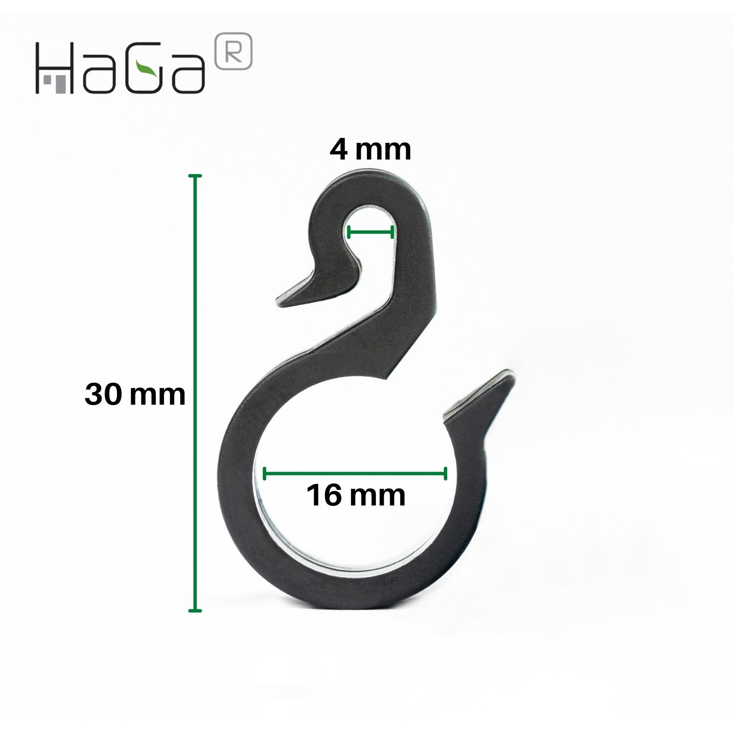haga-welt--HaGa--Crochet de tuyau-Clip de suspension pour tuyau d'arrosage-Clip  de tuyau-10-St